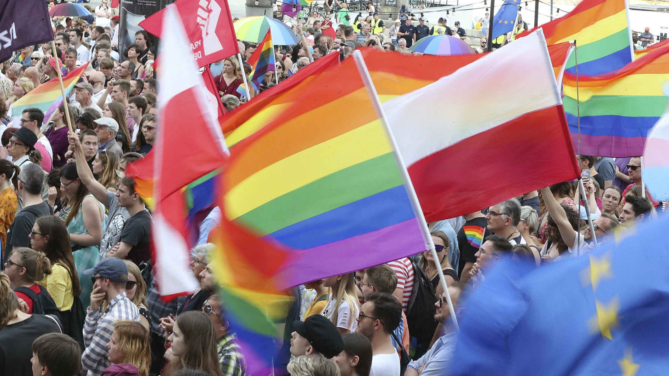 Marš poljske opozicije protiv homofobičnog nasilja 1