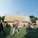 U klisuri reke Đetinje niče replika neolitskog sojeničkog naselja 1