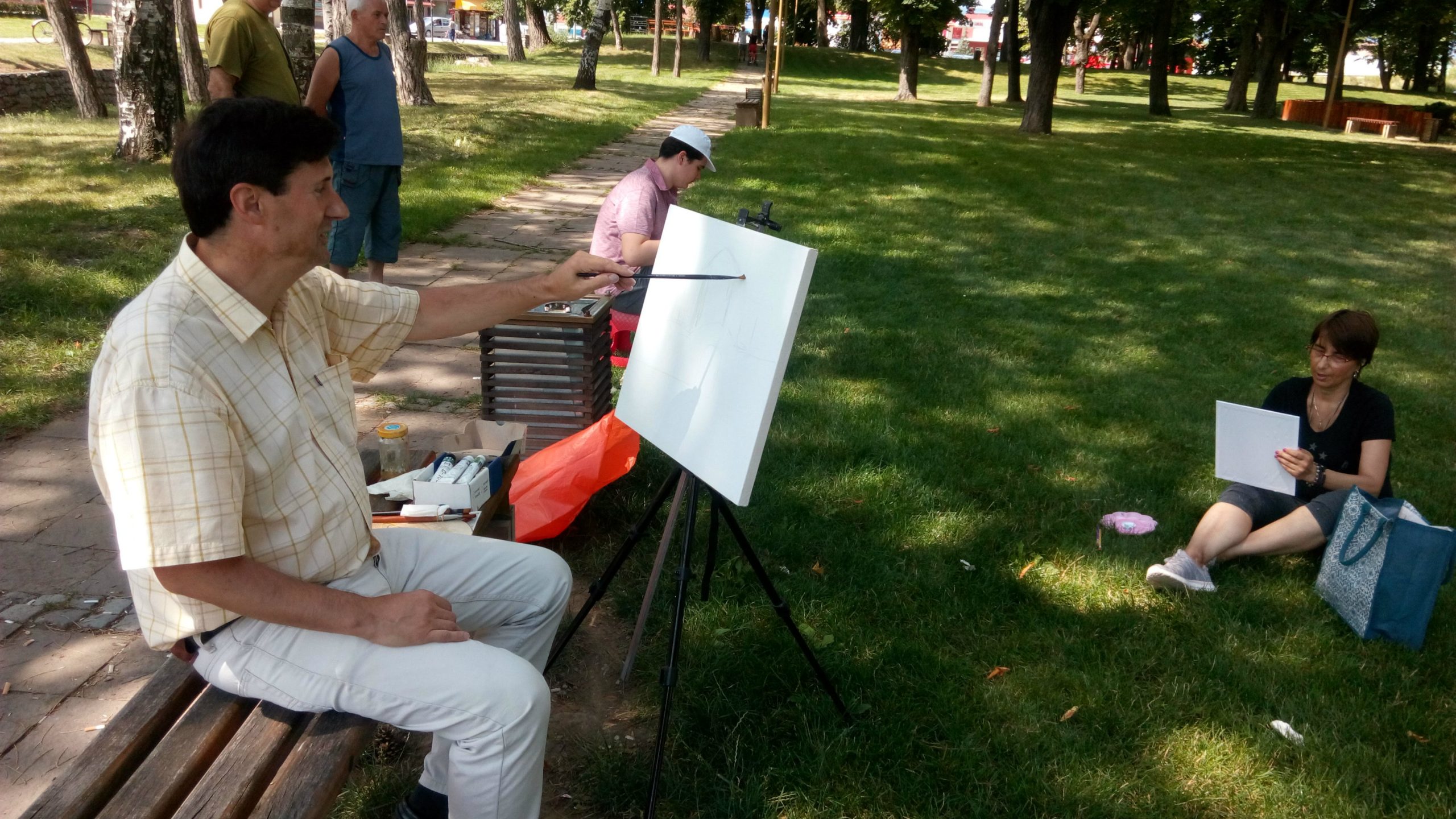 Štafelaji u parku srednjevekovne tvrđave Kale 1