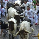 Četvoro povređeno u trci s bikovima u Pamploni 2