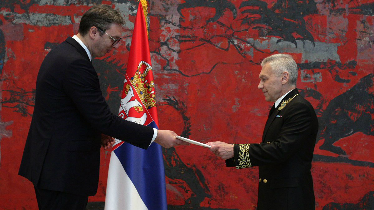 Vučić primio akreditivna pisma od ambasadora Rusije Aleksandra Bocan-Harčenka 1