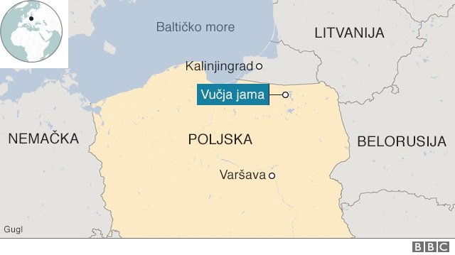 Vučja jazbina: Hoće li renoviranjem Hitlerovog štaba nastati nacistički zabavni park 4 Lokacija