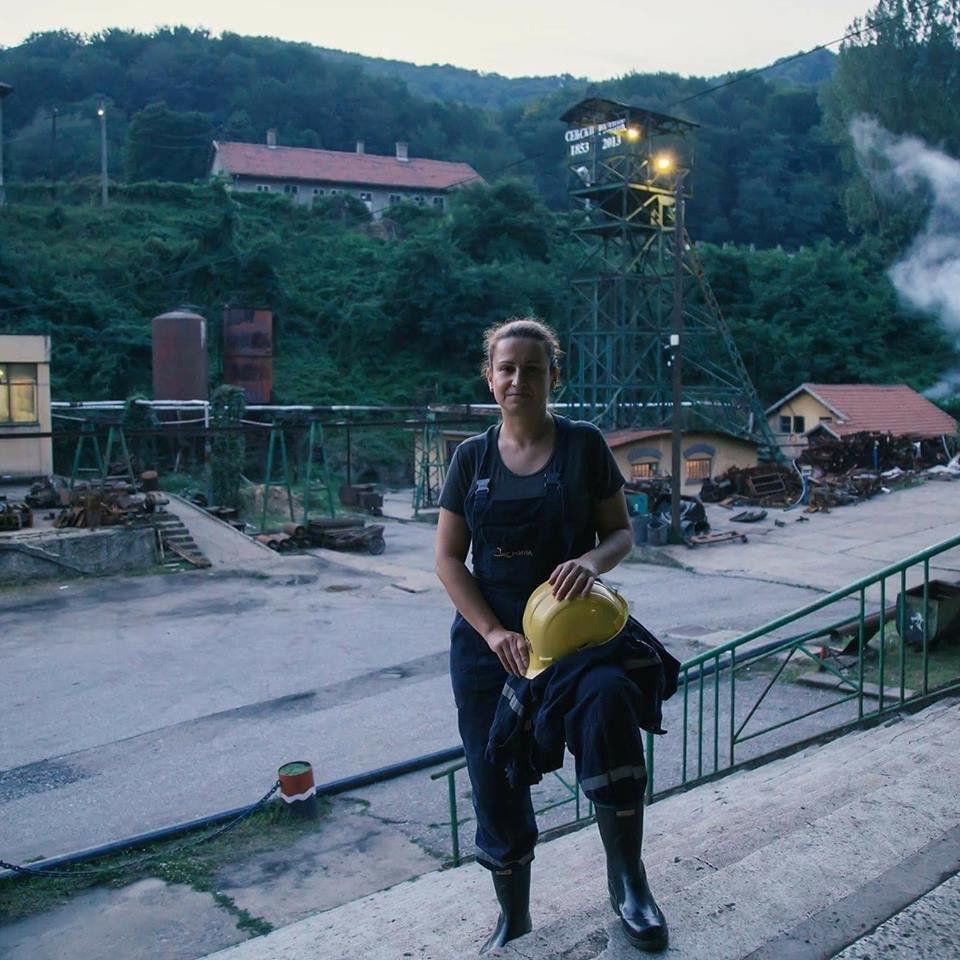 Jasmina Simić u rudniku Resavica