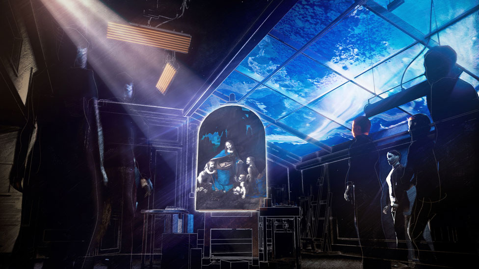 „Bogorodica među stenama"