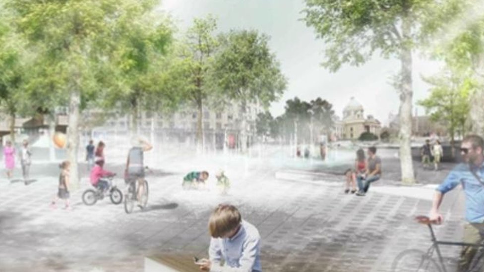 Maketa izgleda Trga Nikole Pašića