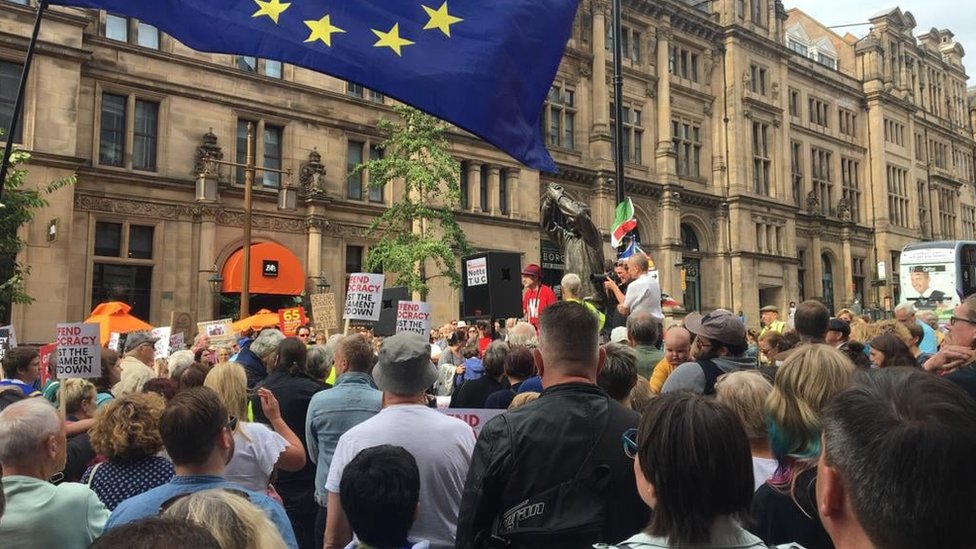 Protest in Nottingham