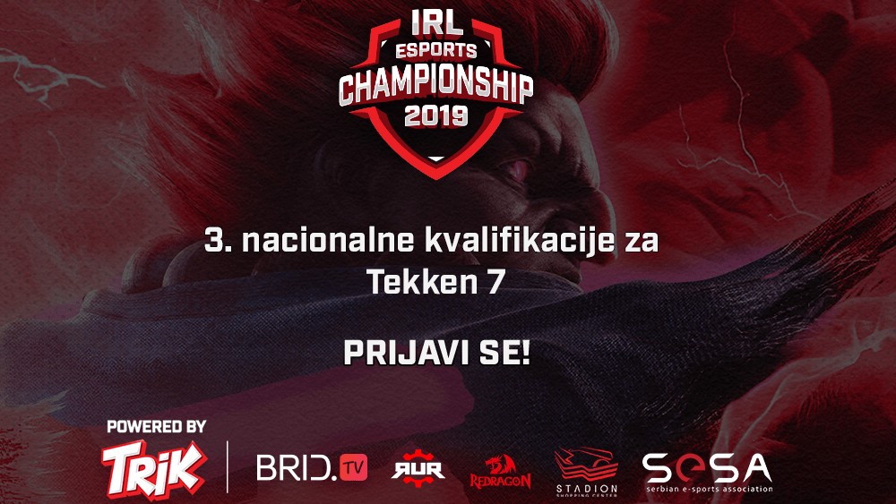 Počele prijave za treće i finalne SESA Tekken 7 kvalifikacije 1