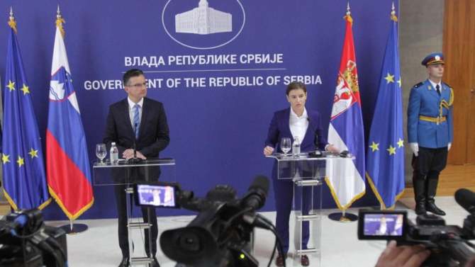Brnabić i Šarec: Odnosi dve zemlje dobri, Slovenija podržava proširenje EU 1