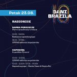 Dani Brazila na više lokacija u Novom Sadu od 23. do 25. avgusta 2