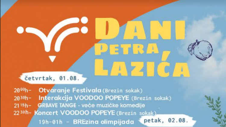 Drugi Dani Petra Lazića od 1. do 3. avgusta u Kosjeriću 1