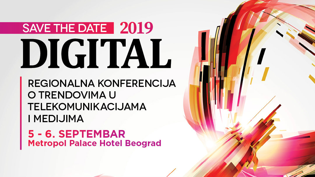 Konferencija "Digital" 5. i 6. septembra u hotelu Metropol 1