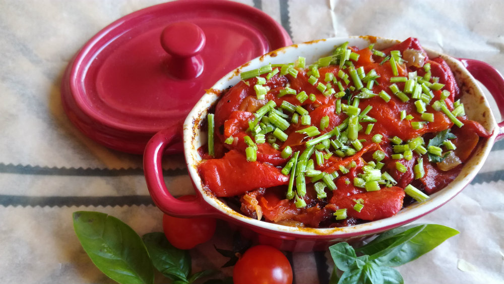 Recept iz albanske kuhinje: Paprike sa sirom - fergese 1