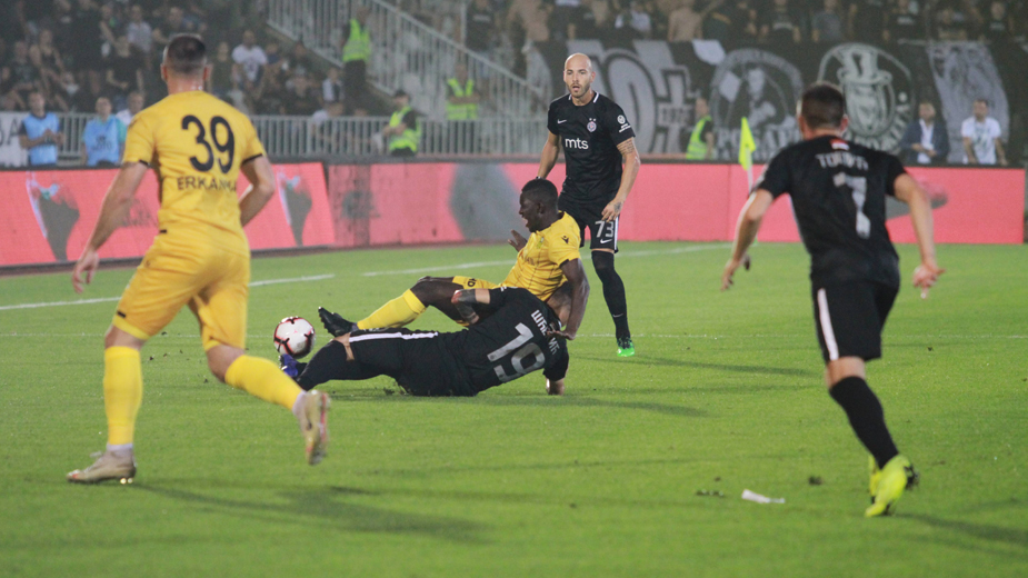 Partizan pobedio Malatiju (3:1) u prvom meču trećeg kola kvalifikacija za Ligu Evrope 1