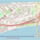 Zatvaranje Karađorđeve od Brankovog mosta do Velikih stepenica 11