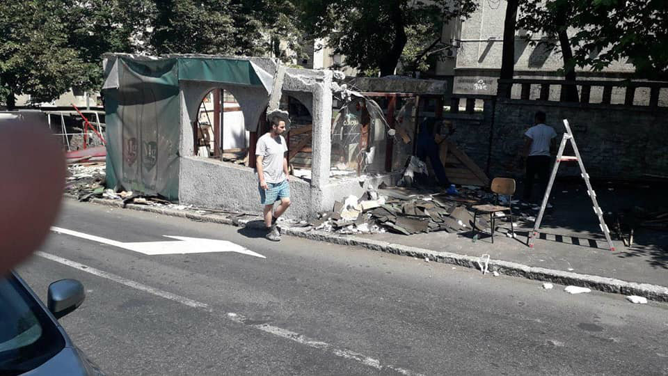 Porušeni objekti u Resavskoj i Višegradskoj pored Urgentnog centra 1