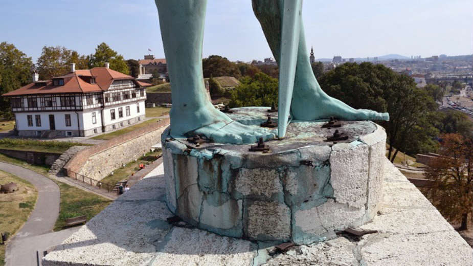 Zbog demontaža spomenika Pobednik, Gornji grad Beogradske tvrđave zatvoren za posetioce 1