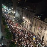 Završen protest "1 od 5 miliona": Nikola Jovanović pozvao okupljene da bojkotuju izbore (FOTO/VIDEO) 14