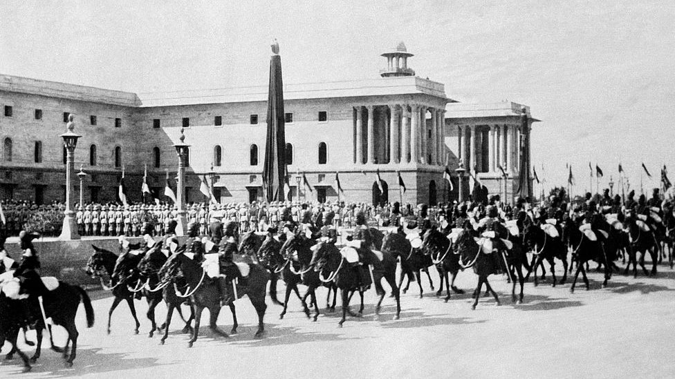 Parade during New Delhi's inauguration