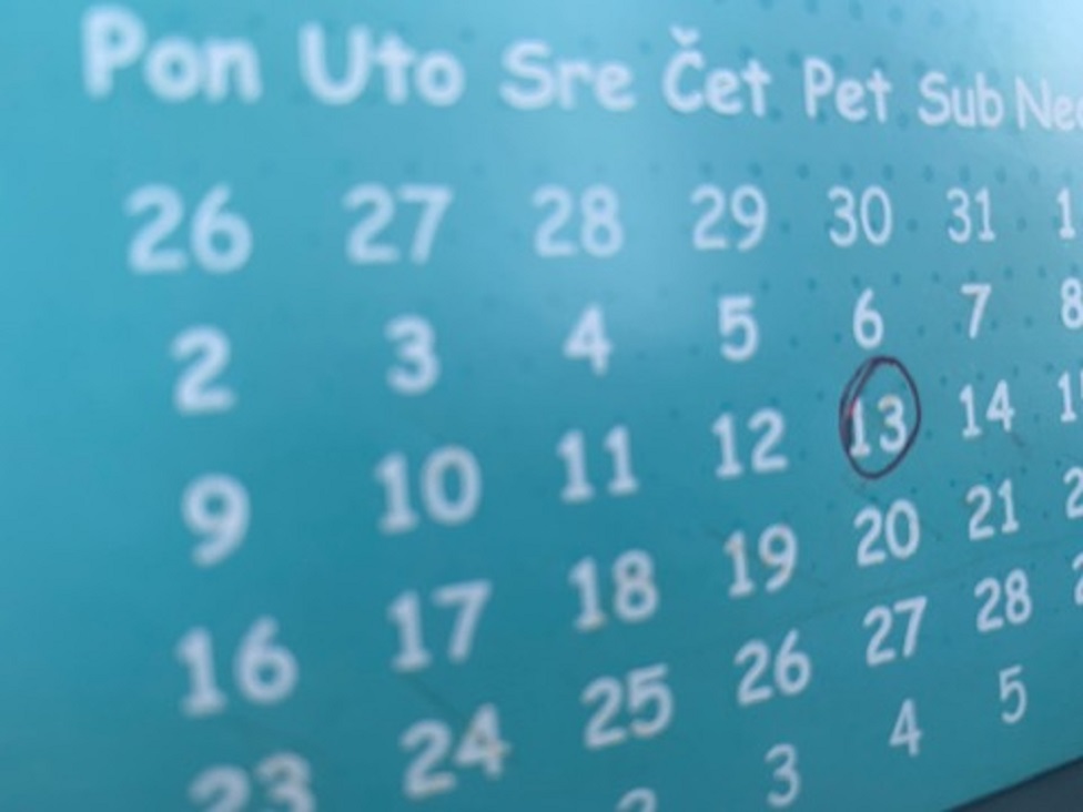 kalendar, petak 13.