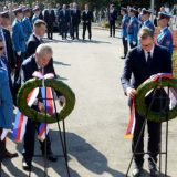 Zeman doputovao u Beograd, sa Vučićem položio venac na Spomenik braniocima Beograda 4