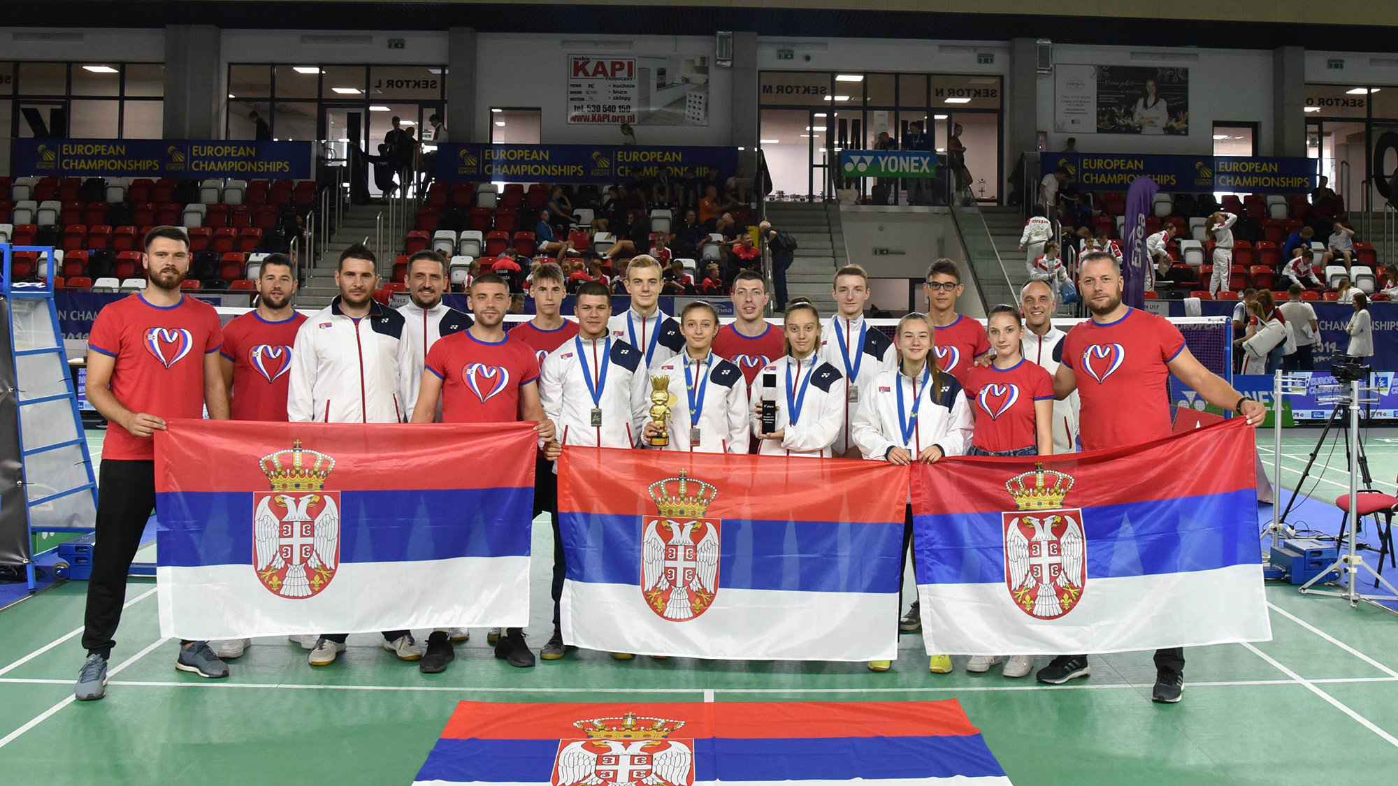 Srbija je vicešampion Evrope u badmintonu 1