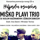 Miško Plavi Trio ponovo na Kolarcu 21. septembra 13