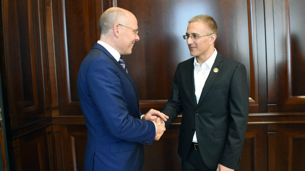 Stefanović sa poslanikom Bundestaga o saradnji policija Srbije i Nemačke 1
