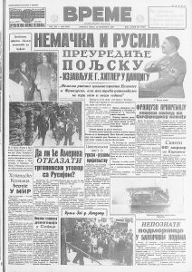 Vest koja je senzacionalno odjeknula u Evropi 1. oktobra pre 80 godina 2