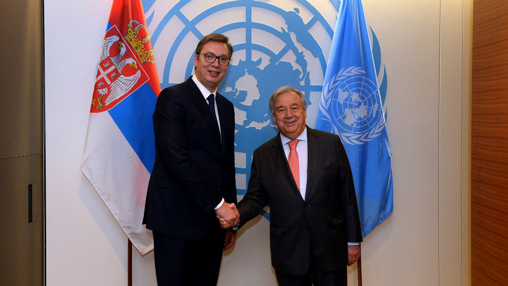 Vučić sa Guterešom razgovarao o humanitarnoj krizi u svetu 1