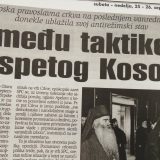Kako je SPC 1999. ublažila svoj antirežimski stav? 12