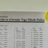 Inicijativa Ne davimo Beograd: Za očuvanje Trga Nikole Pašića 3.000 potpisa 15