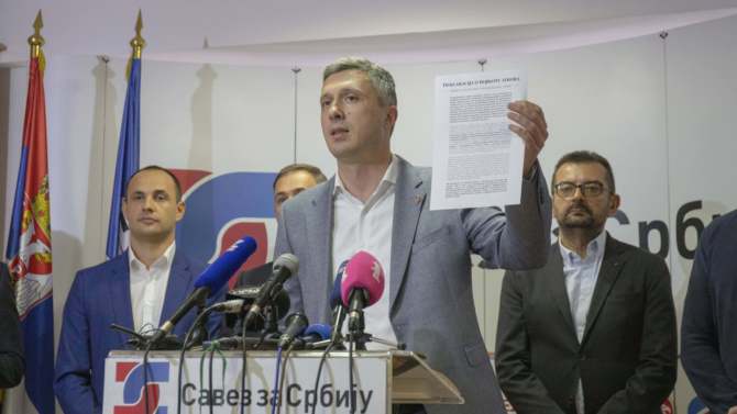 Obradović: SZS podržava Deklaraciju NDMBG o bojkotu izbora, formira se štab za bojkot 1