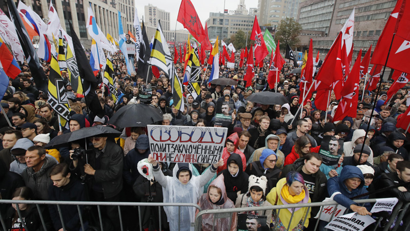 Oko 20.000 ljudi na protestu opozicije u Moskvi 1