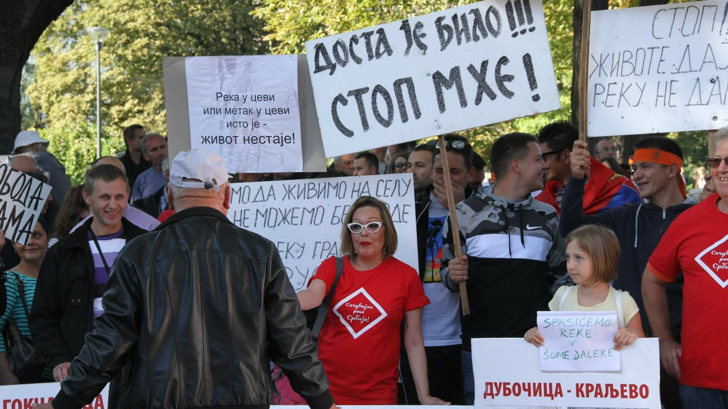 Protest protiv MHE u Beogradu: Ne damo reke, ne damo šume 1