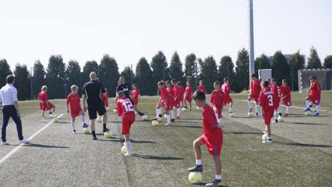 Eurobank dovela Mančester Junajted školu fudbala u Srbiju 1