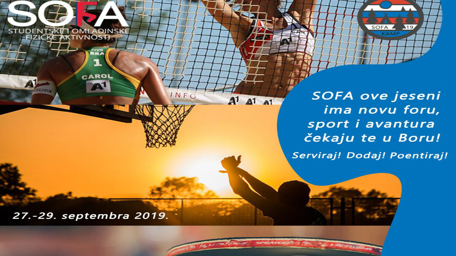 Besplatan sportski kamp za mlade od 27. do 29. septembra na Borskom jezeru 1 Besplatan sportski kamp za mlade od 27. do 29. septembra na Borskom jezeru 1