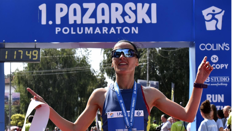 Teodora Simović i Stenli Kipruto pobednici prvog Pazarskog polumaratona 1