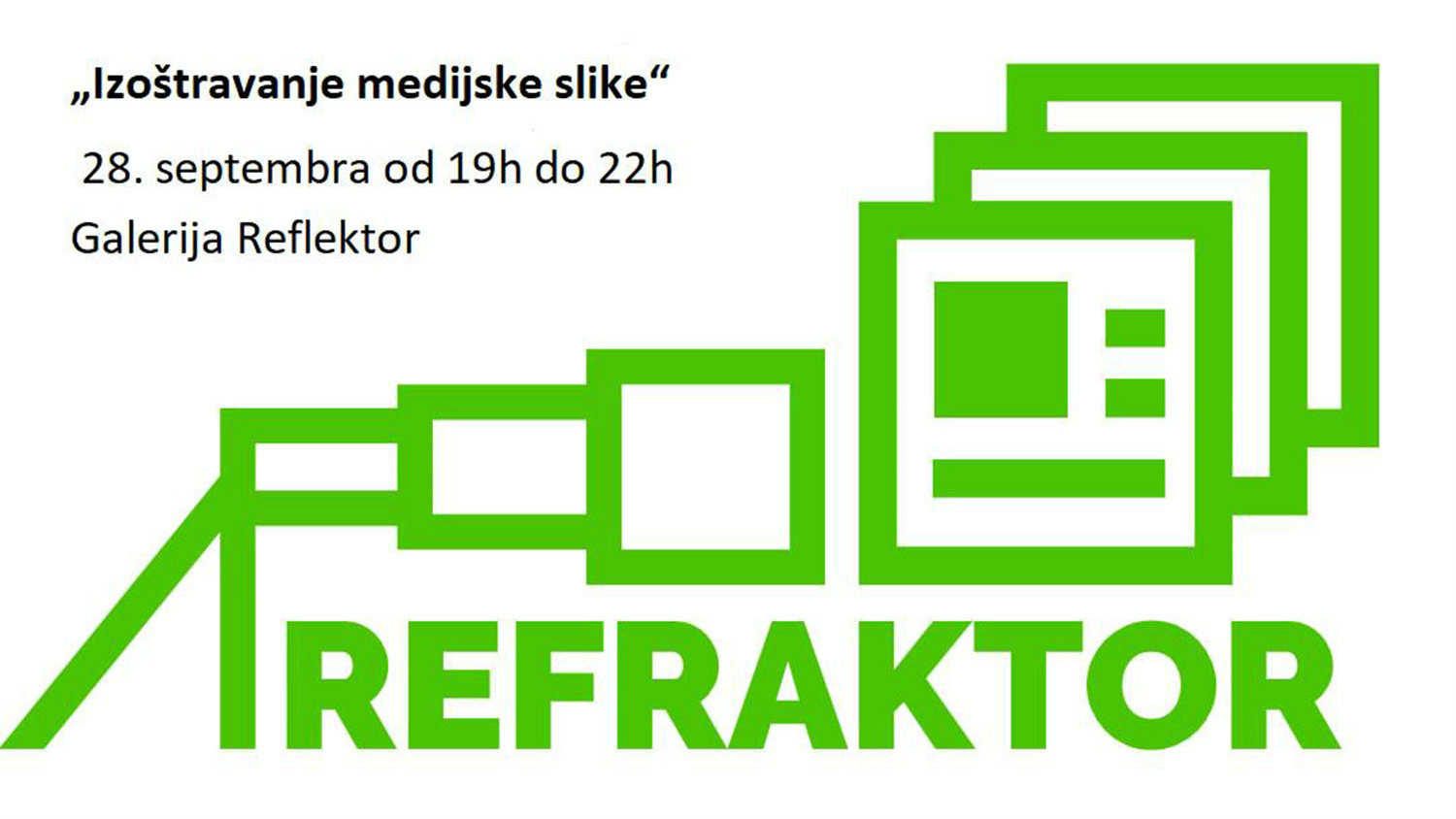 Izložba „Izoštravanje medijske slike“ u užičkom Reflektoru 1