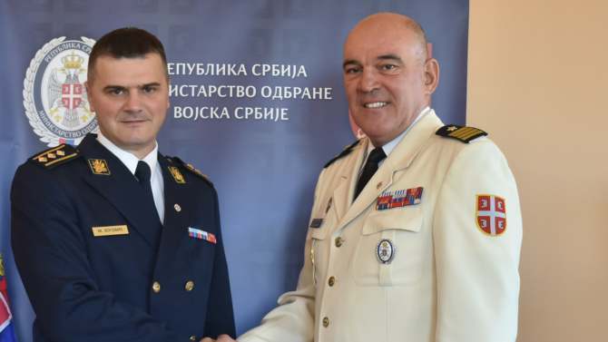 Primopredaja dužnosti načelnika Uprave za odnose sa javnošću MOD 1