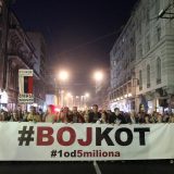 Protest "1 od 5 miliona" u Beogradu: Podrška Obradoviću i svim uzbunjivačima 7