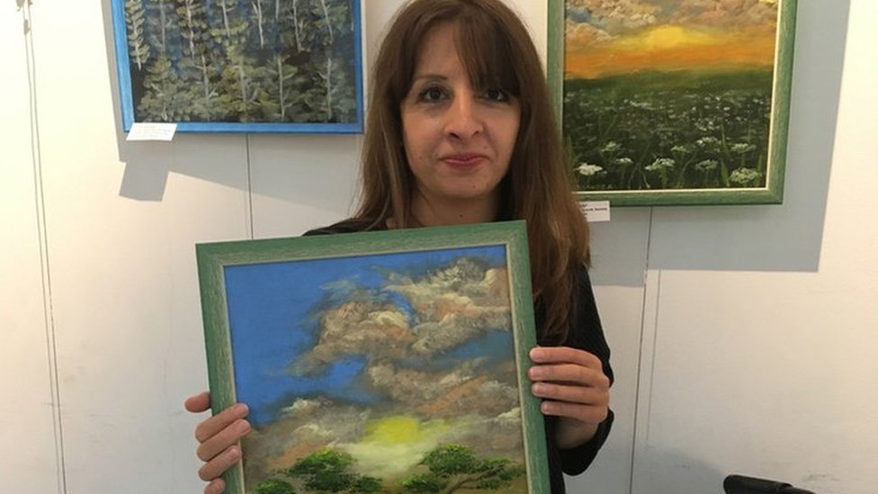 „Bojama obojen svet“ - likovna dela ljudi obolelih od cerebralne i dečije paralize 4 Marija Milinković