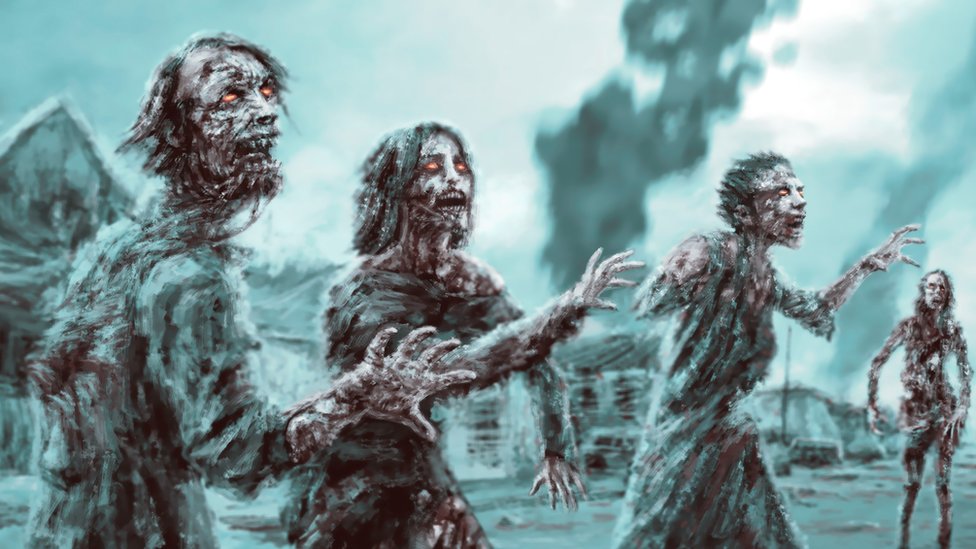 Noć veštica: Nemirni pokojnici - šta znamo o srednjovekovnim zombijima 11 Zombi na fone derevni