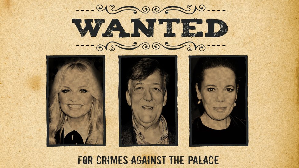 Da li su Bitlsi pušili u toaletu Bakingemske palate, a ko je krao toalet papir 1 Wanted poster featuring Emma Bunton, Stephen Fry and Olivia Colman