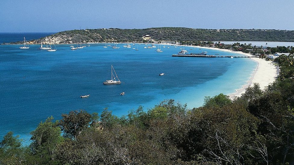 A beach in Anguilla, Lesser Antilles, British Overseas Territory