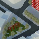 Nova zelena oaza ispred solitera Zorke u centru 3