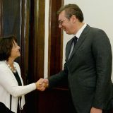 Vučić sa švajcarskom zvaničnicom o dualnom obrazovanju 12