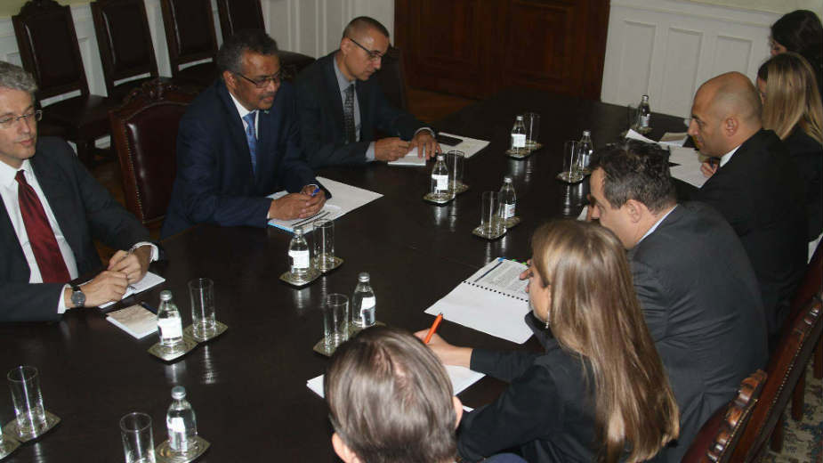 Dačić i Gebrejesus: Uspešna saradnja Srbije i Svetske zdravstvene organizacije 1