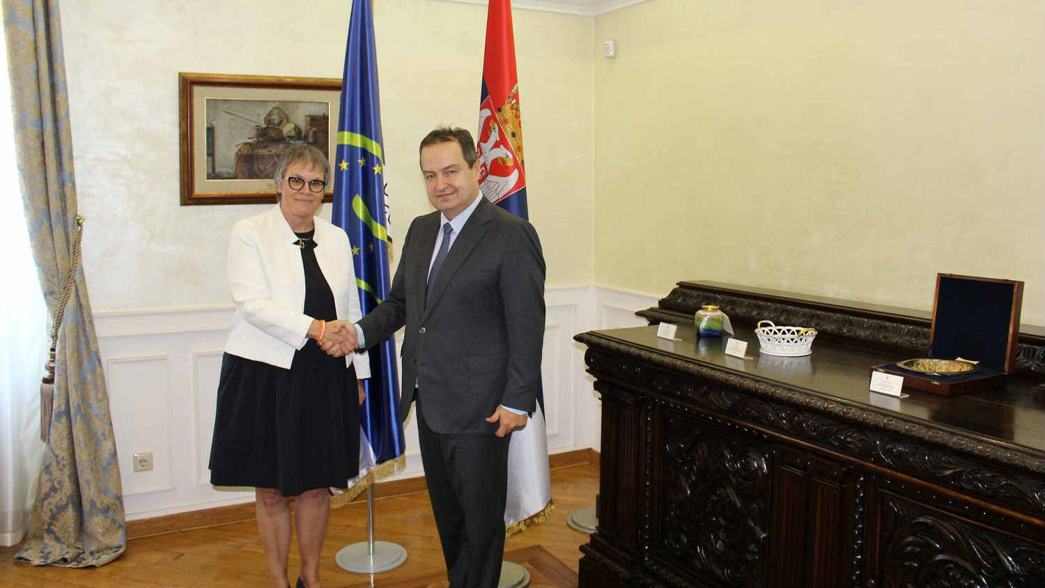 Dačić sa parlamentarcima više zemalja o njihovom odnosu sa Srbijom 1