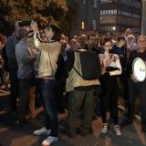Protest ispred kapije Centralnog zatvora, podrška radniku Krušika 4