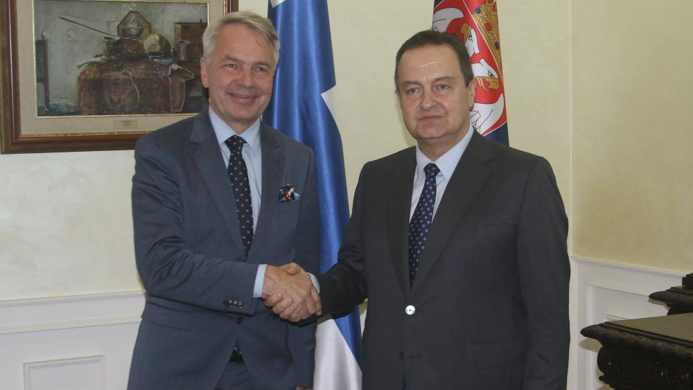 Šef finske diplomatije sa Dačićem: Zapadni Balkan treba da postane deo EU 1